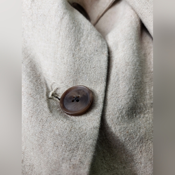 Women's Linen Blend Spring Blazer A New Day Natural Tan Size XXL - Picture 13 of 15